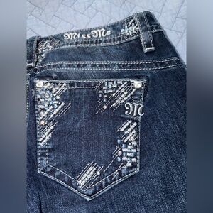 Miss Me Embellished Relaxed Bootcut Jeans